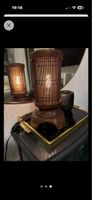 Lampe de chevet originale en bois exotique, unique!