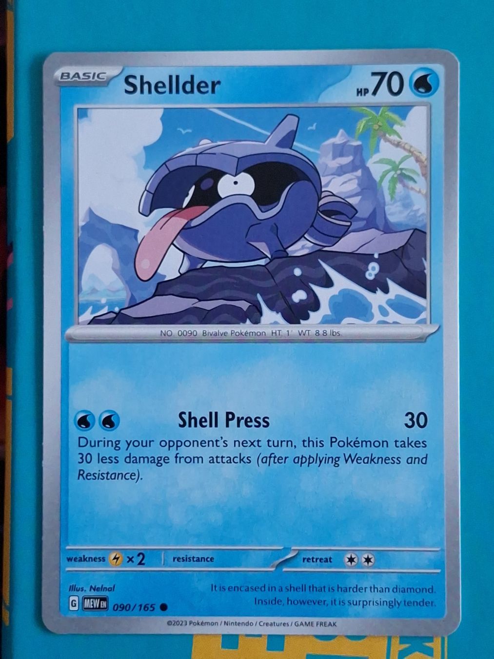 Pokémon Carte collezionabili: Shellder Muschas - Pokemon Mew 151 – Usato da Altstätten SG venduto da GGsGameshop
