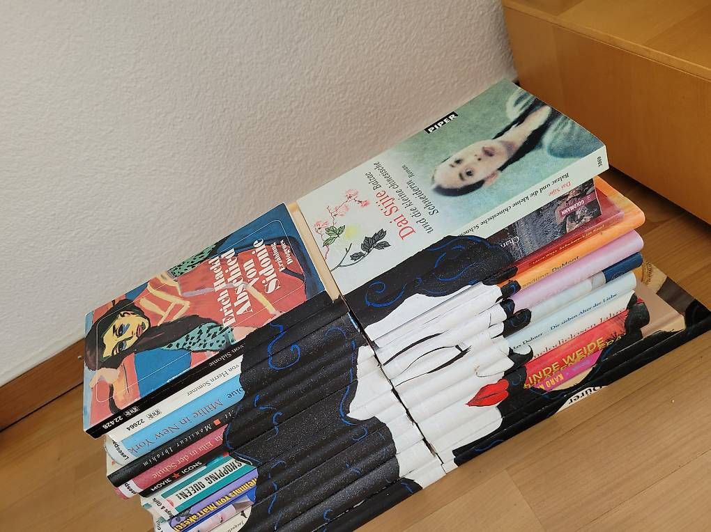 Libri: Bücherpacket handgemalte Front Upcycling – Usato da Spreitenbach venduto da dde_5k86 1