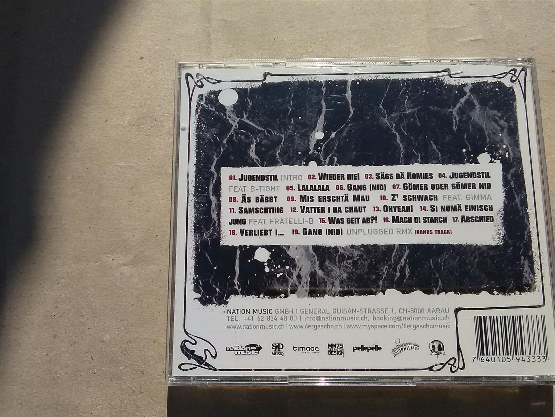 CDs: 6er Gascho: Jugendstil   (Schweizer-Rap) – Gebraucht aus St. Gallen von elk2020 3