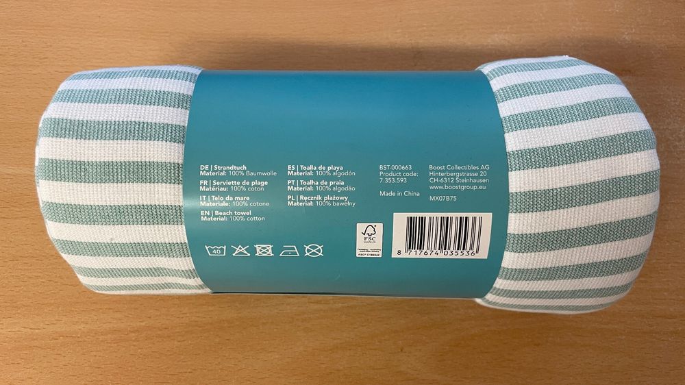 Coop Teli da bagno: BEACH TOWEL Sommerliches Badetuch Strandtuch 80x160 cm – Nuovo e nell'imballaggio originale da Glattfelden venduto da cybermaxx 1