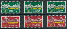 1953 Alpenpost - Ersttag Voll - Automobilpostbüro • dt•fr•it