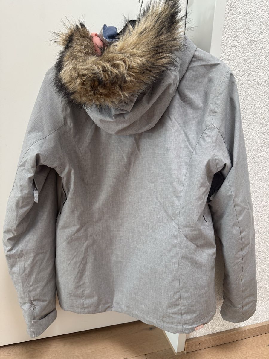Roxy Giacche: Roxy Skijacke grau mit Kapuze, Grösse L – Usato da Winkel venduto da Schorley 1