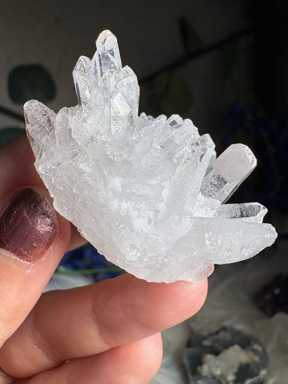 Minerali & Pietre curative: Kolumbianischer Lemurian-Quarz-Cluster – Nuovo (secondo la descrizione) da Neuheim venduto da m.hald 3