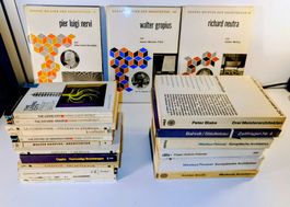 Sammlung ARCHITEKTUR. Viele EA, Raritäten. 20 Bücher
