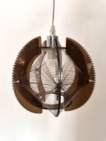 Lampe suspension plexiglas fumé brun
