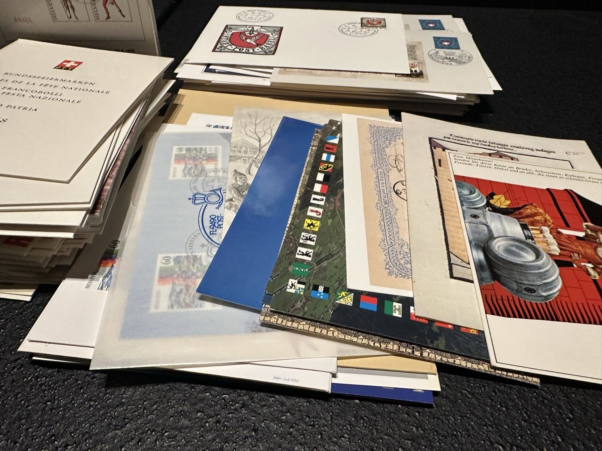 Alle Briefmarken: Sammlung Sonderbriefe, FDC, Karten Schweiz – Gebraucht aus Stettfurt von 2442 8