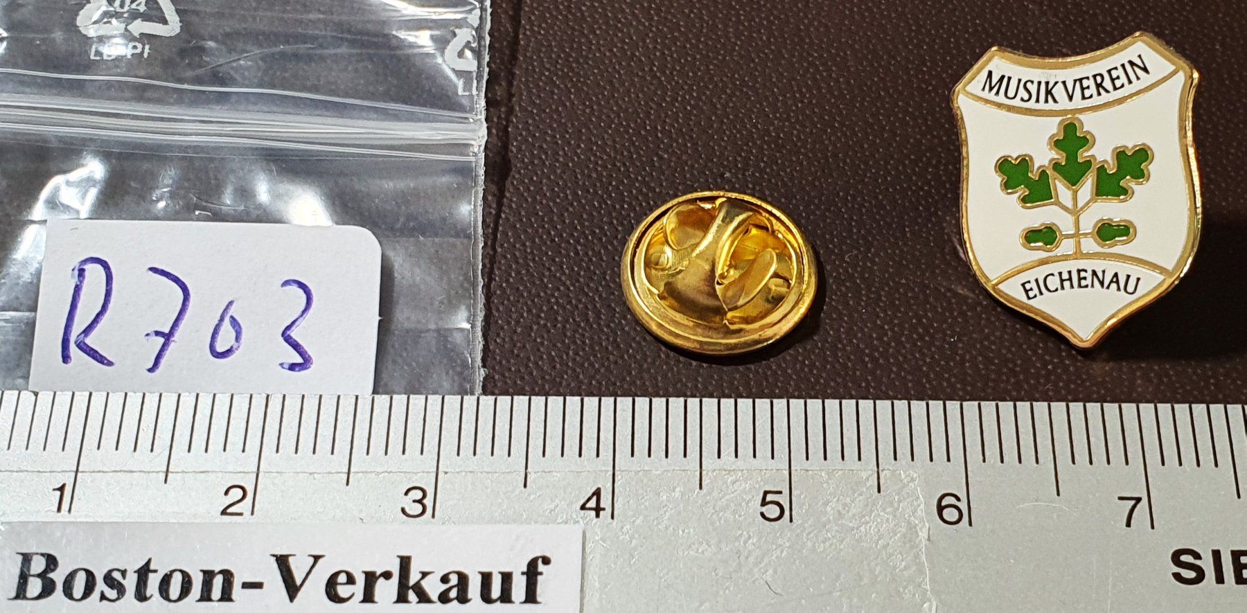 Spille & Fermagli: R703 - Pin Musik Verein Eichenau – Usato da Reinach BL venduto da Boston-Verkauf 1