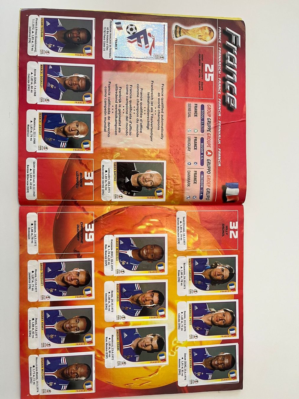 Panini Album: Panini Stickeralbum Fifa World Cup 2002 – Usato da Aarau venduto da danwer 3