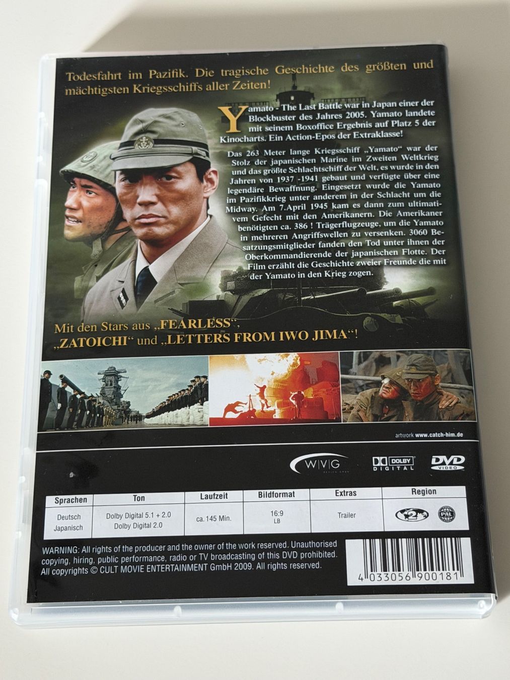 Tutti i DVDs: Yamato - The Last Battle DVD – Usato da Altstätten SG venduto da sheamus 1