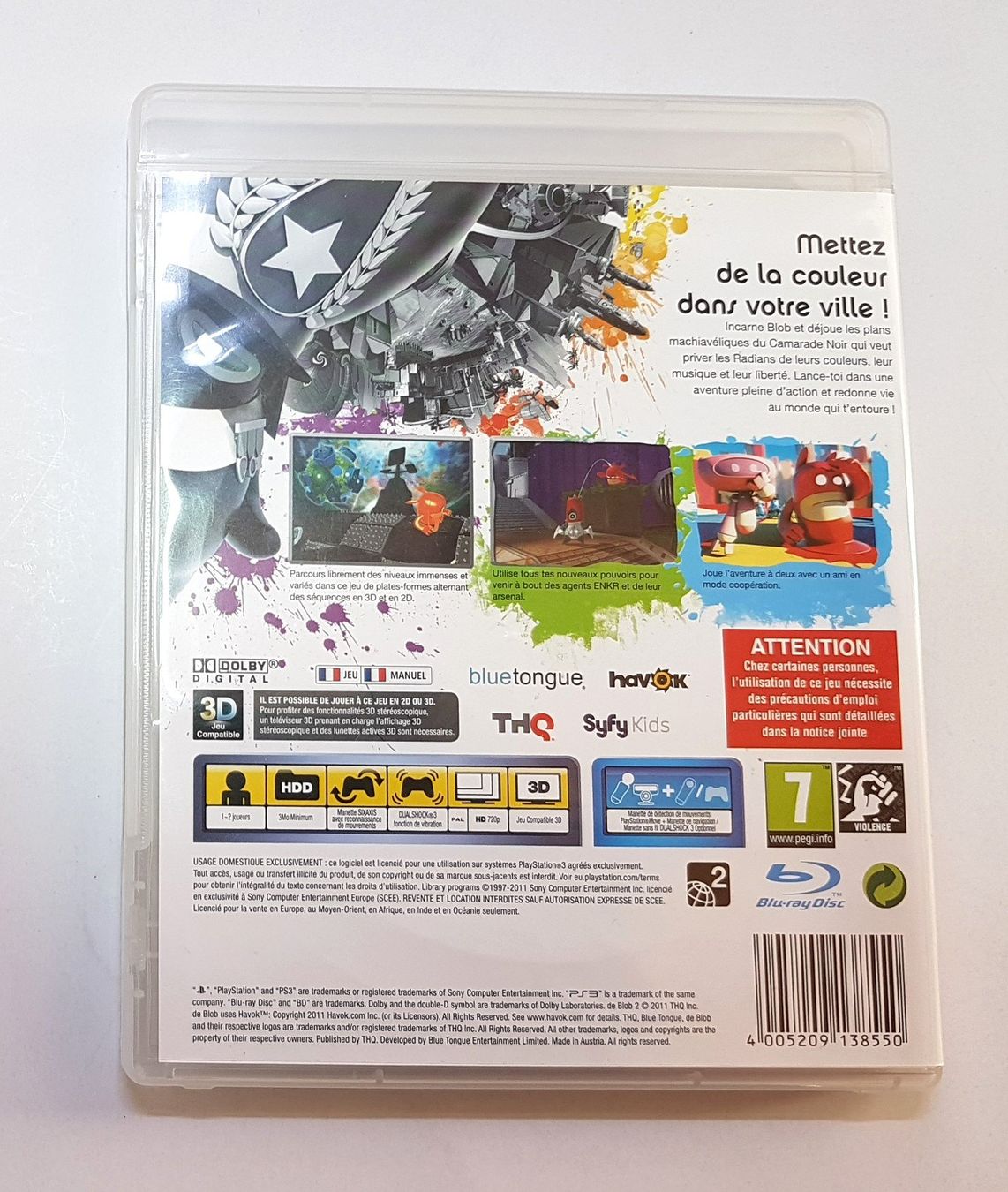 Sony Spiele: Sony PS3  De Blob 2 Move – Gebraucht aus Schüpfheim von Games_Spielkonsolen 1