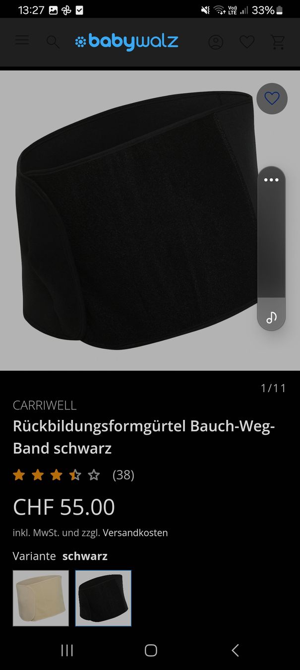 Cinture: Rückbildungsgurt (Postpartumgurt) – Nuovo (secondo la descrizione) da Ergisch venduto da fridilou 2