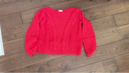 Sezane Strickpullover rot - Gr. M