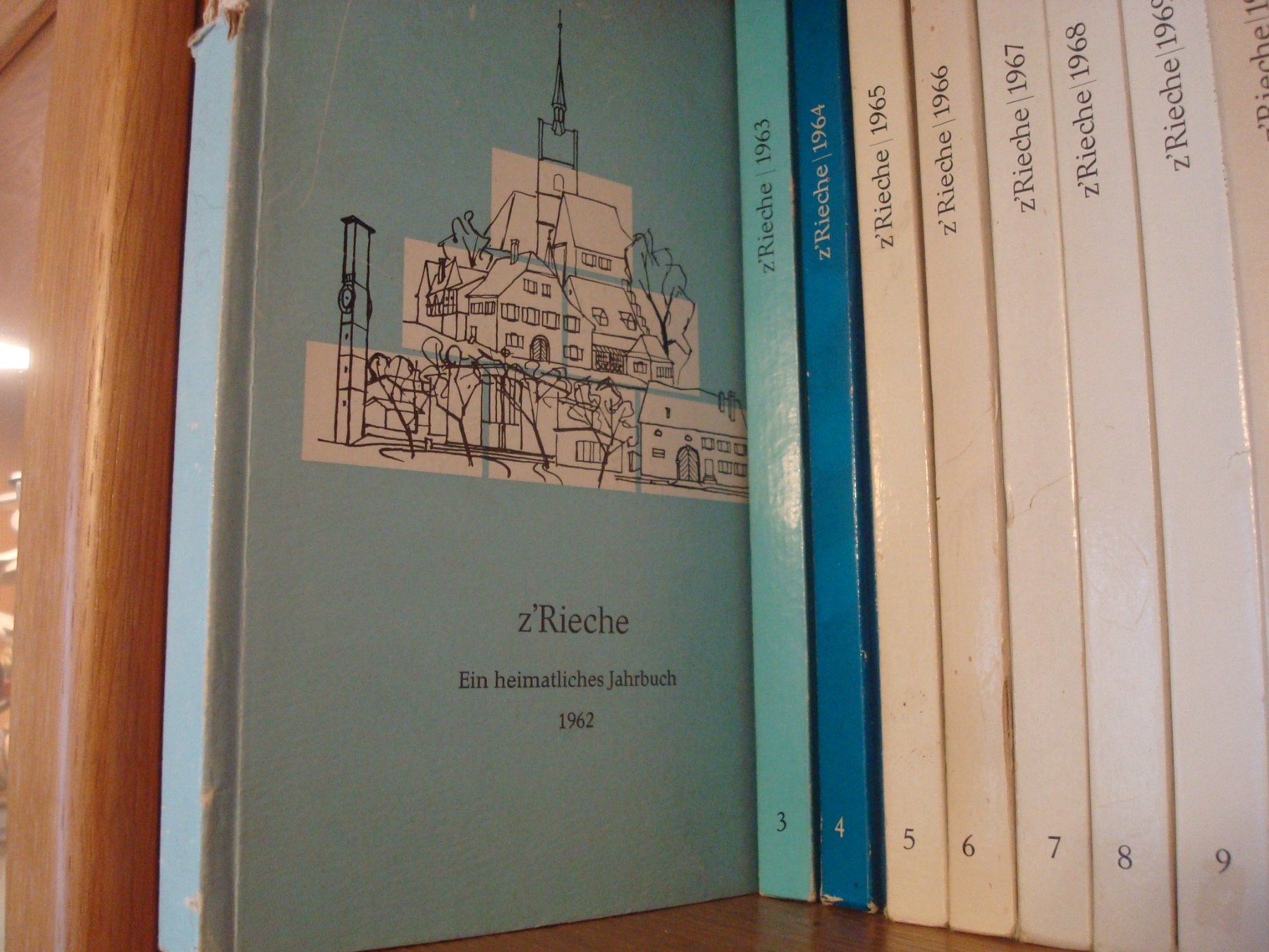 Bücher: Riehen 48 Jahrbücher ab 1961 – Gebraucht aus Riehen von Baerewaegli 2