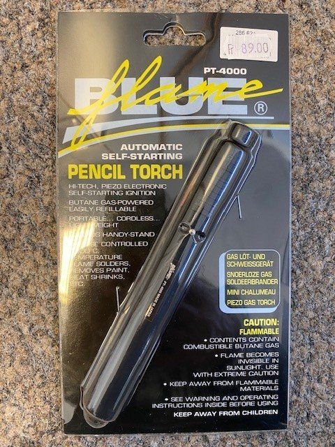 Feuerzeuge: Gasbrenner Lötbrenner BLUE FLAME PT-4000 NEU – Neu und originalverpackt aus Wängi von elcigarro