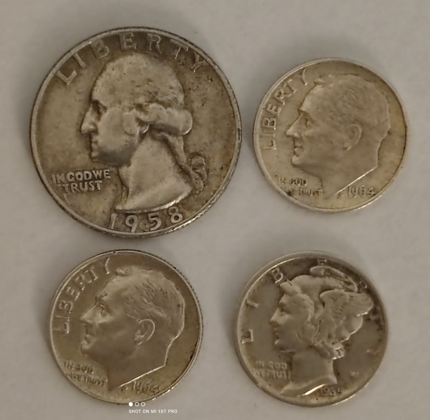 Tutti le monete: USA 4 münzen Silber – Usato da Schaffhausen venduto da coinbaron