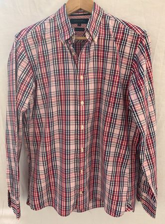 Superbe chemise carreaux TOMMY HILFIGER coton comme neuf t.M