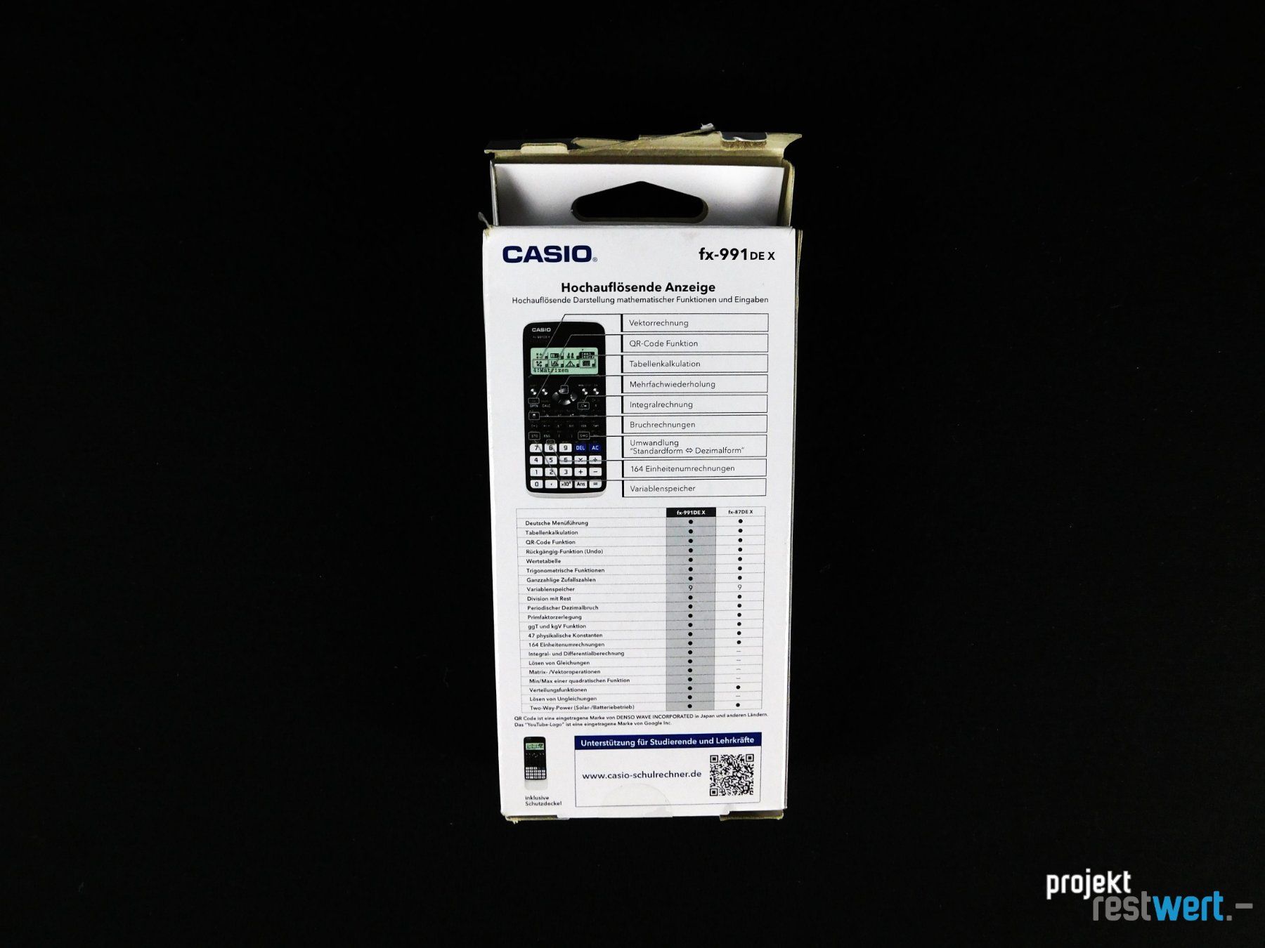 Casio Calcolatrici tascabili: Taschenrechner fx-991DE X von CASIO – Nuovo (secondo la descrizione) da Bülach venduto da restwert_buelach 7