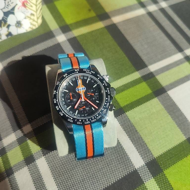 Orologi: Gulf-Chronograph-Uhr – Usato da Zürich venduto da Orkageta 2