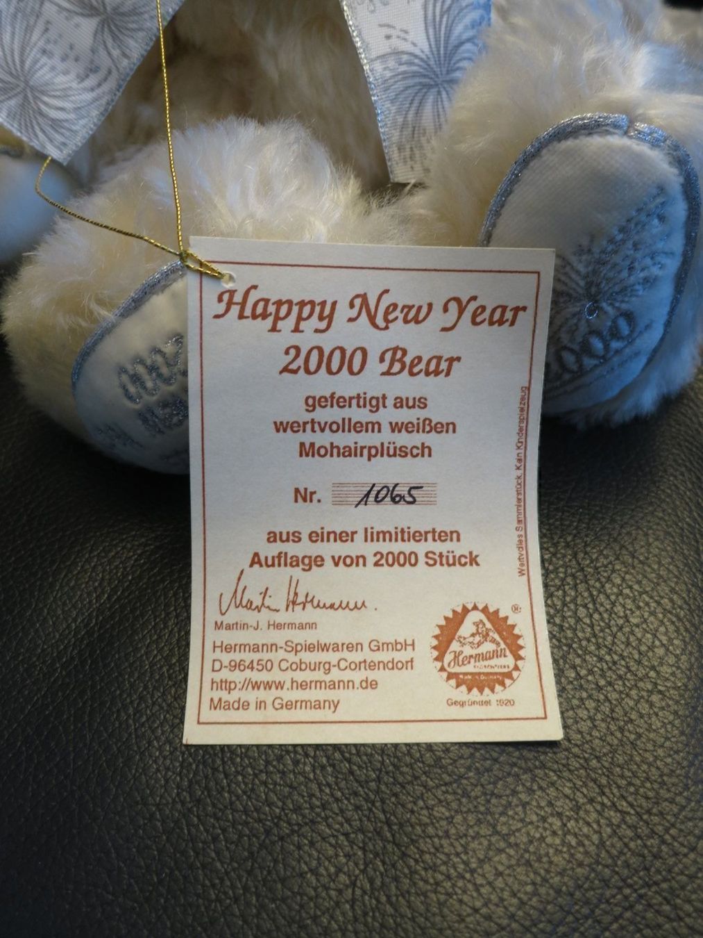 Giocattoli: Teddy Bär Coburg Sammlerbär 2000 Bär – Nuovo (secondo la descrizione) da Mägenwil venduto da bieri24 1