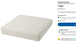 Coussin d'assise IKEA - FRÖSÖN/DUVHOLMEN