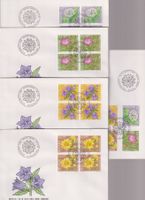 PJ-FDC-Serie 1991. Mit 4-er-Block's.
