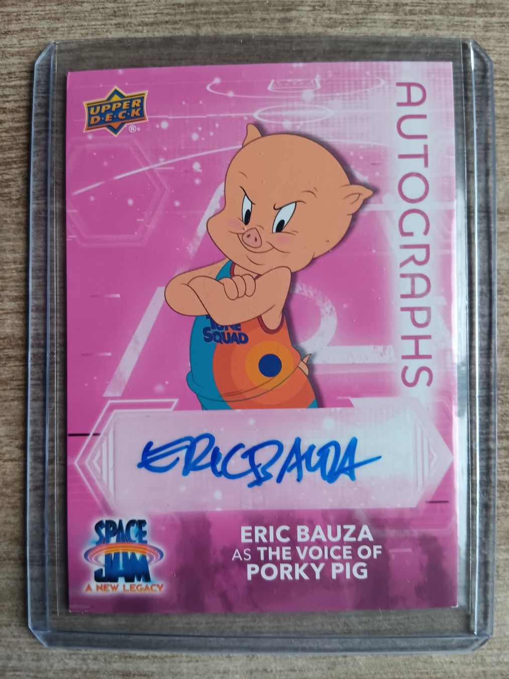 Sammelbilder & Trading cards: Upper Deck Space Jam 2 Autogramm Porky Pig – Gebraucht aus Ueberstorf von