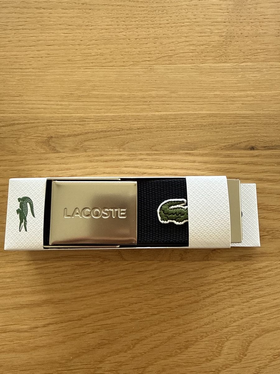 Lacoste Gürtel: Blaues Lacoste Gürtel  – Neu und originalverpackt aus Bellach von Kirtap21