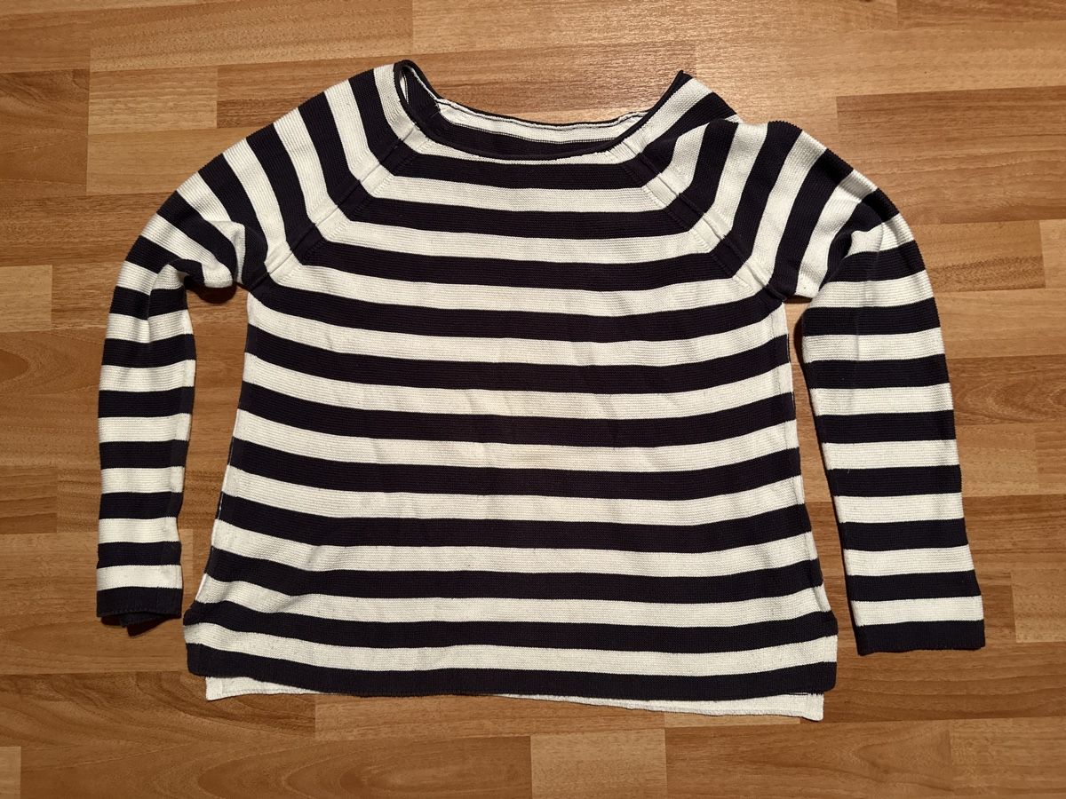 Lieblingsstück Pullover & Sweatshirts: Lieblingsstueck Baumwollpullover gestreift blau weiss Gr. 38 – Gebraucht aus St.Gallen von maierm01