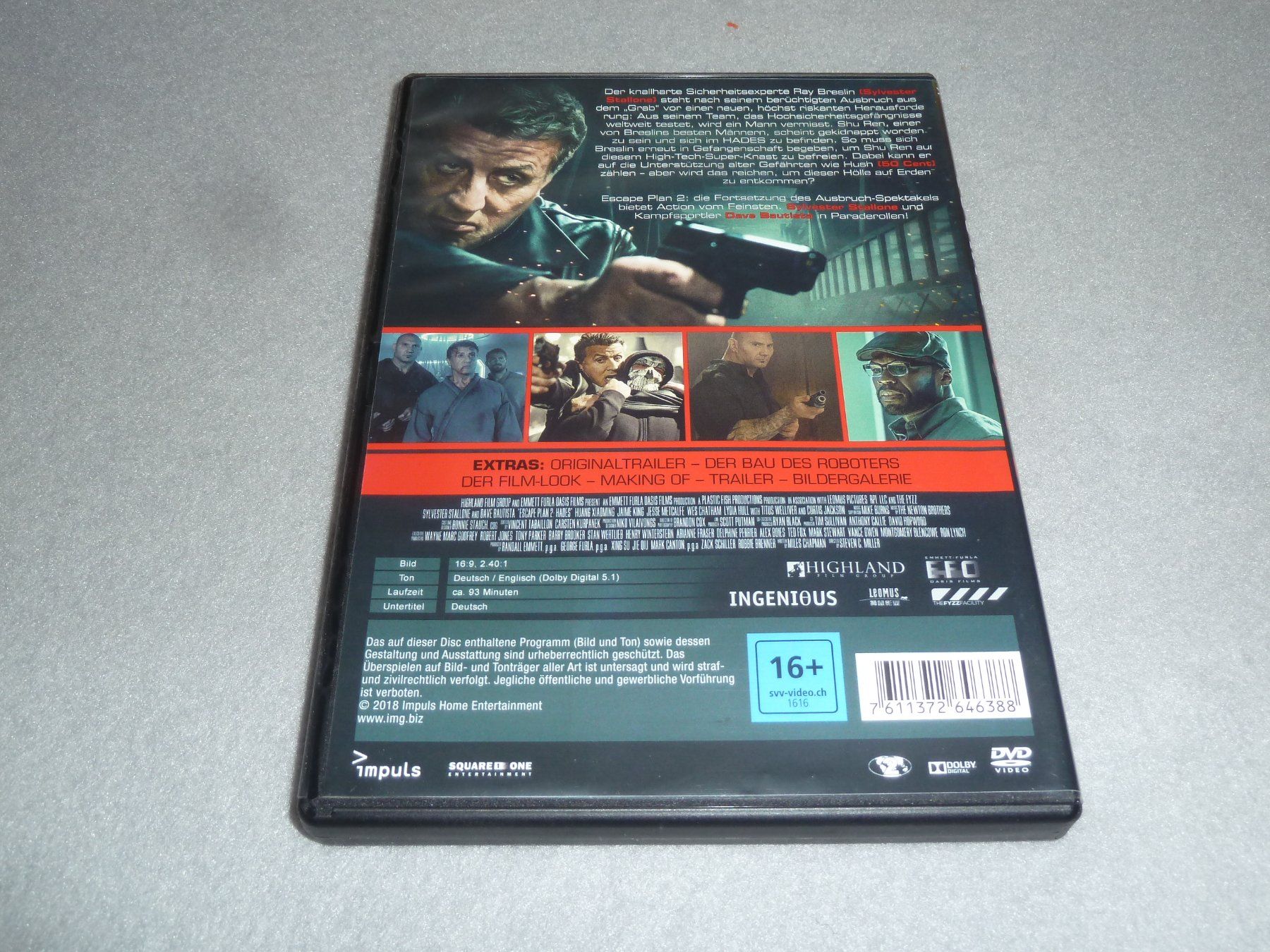 Tous les DVDs: DVD - Escape Plan 2 - Sylvester Stallone – D'occasion à Hofstetten SO par LudoHoFl 1