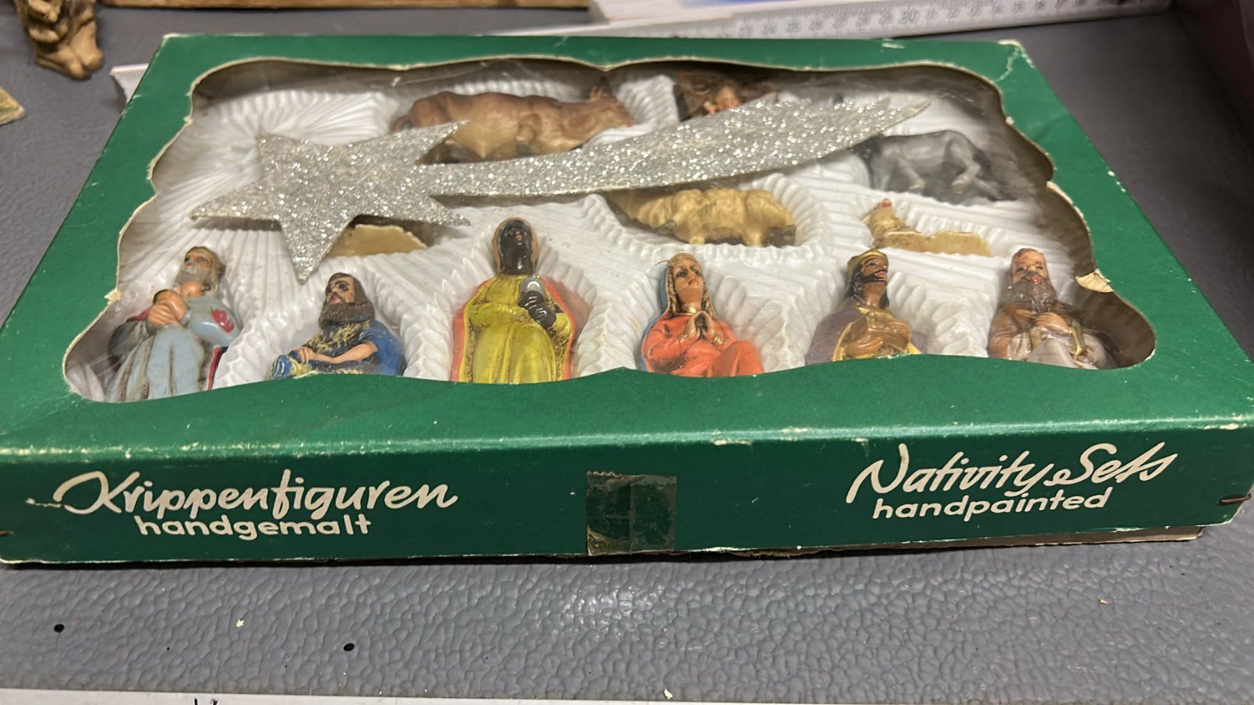 Alle Dekorationen: Statuine presepe/natività dipinte a mano – Gebraucht aus Melano von H-Sara