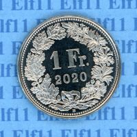 CHF___1.00 2020 -unz 1 Franken