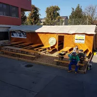 Festhütte / Eventhütte 6 × 12 m inkl. Transportwagen