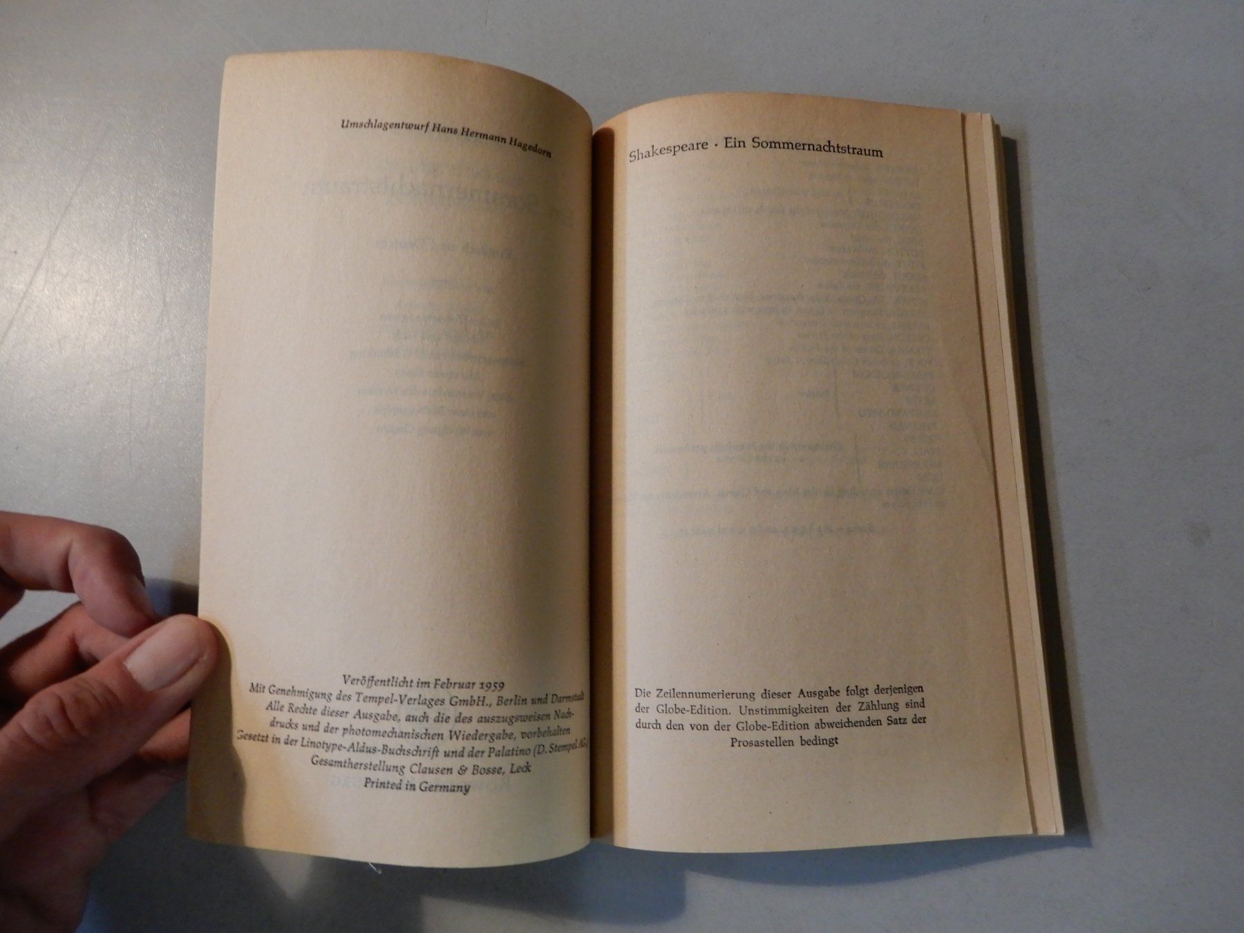 Bücher: Shakespeare: Ein Sommernachtstraum - Rowohlt Klassiker – Gebraucht aus Erstfeld von Mario_boe0 2