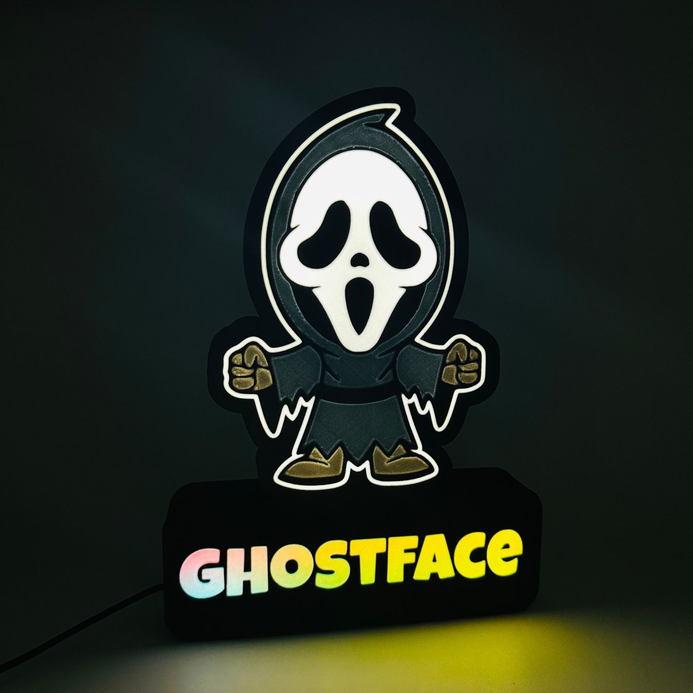Lampade: Lightbox lumière led Ghost face SMART RGB – Nuovo (secondo la descrizione) da Vicques venduto da PAMB3D 2