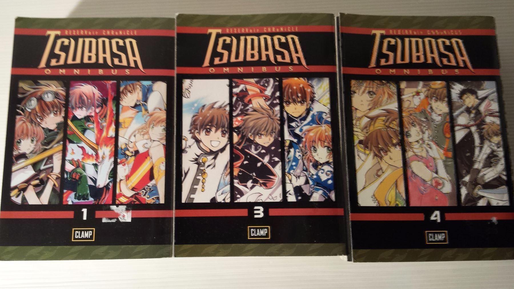 Comics: Tsubasa Omnibus Manga / Englisch 1, 3, 4 – Gebraucht aus Münchenstein von vitalfit