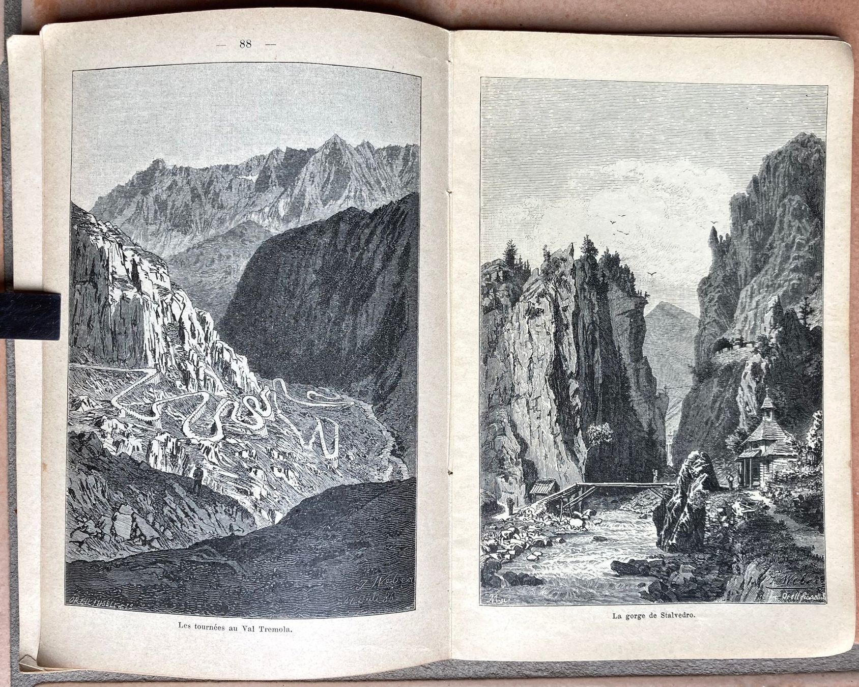 Libri: La ligne du St-Gothard - J. Hardmeyer vers 1885 – Usato da Versoix venduto da Decapod 5