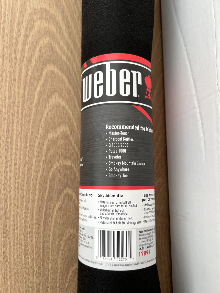 Tappetini fitness: Weber Grillmatte 120x80cm, Bodenschutzmatte - NEU! – Nuovo e nell'imballaggio originale da Gossau ZH venduto da Marco821