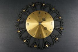 Atlanta Electric Sunburst Wanduhr