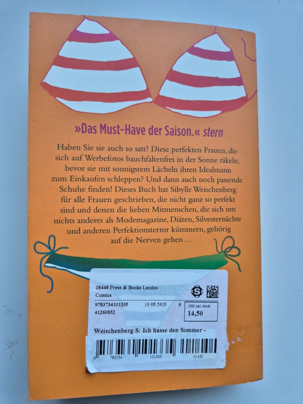 Libri: Ich hasse den Sommer   -   Sibylle Weischenberg – Usato da Niederweningen venduto da Obson 2