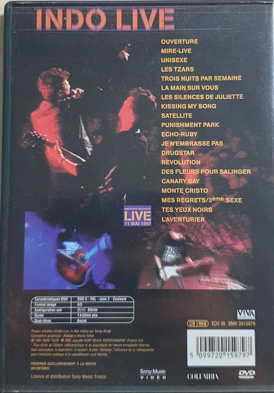 Tutti i DVDs: Indo Live (1997) – Usato da La Tour-de-Peilz venduto da Resize 1