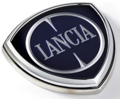 Lancia Logo als Papierbeschwerer 9x8,8cm Original NEU