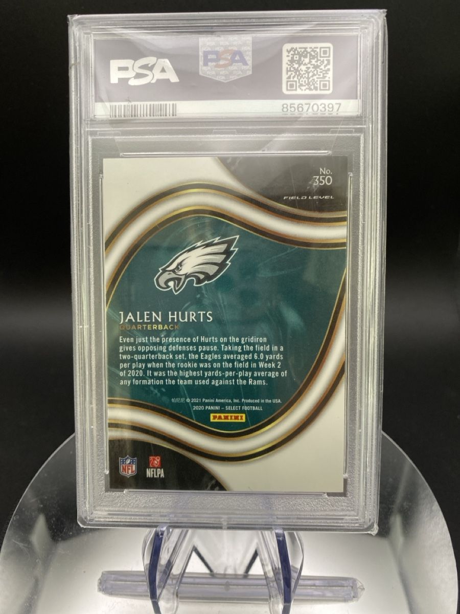 Panini Sammelbilder & Trading cards: 2020 Panini Select Jalen Hurts RC PSA 10 – Neu und originalverpackt aus Deitingen von _mark_ 3