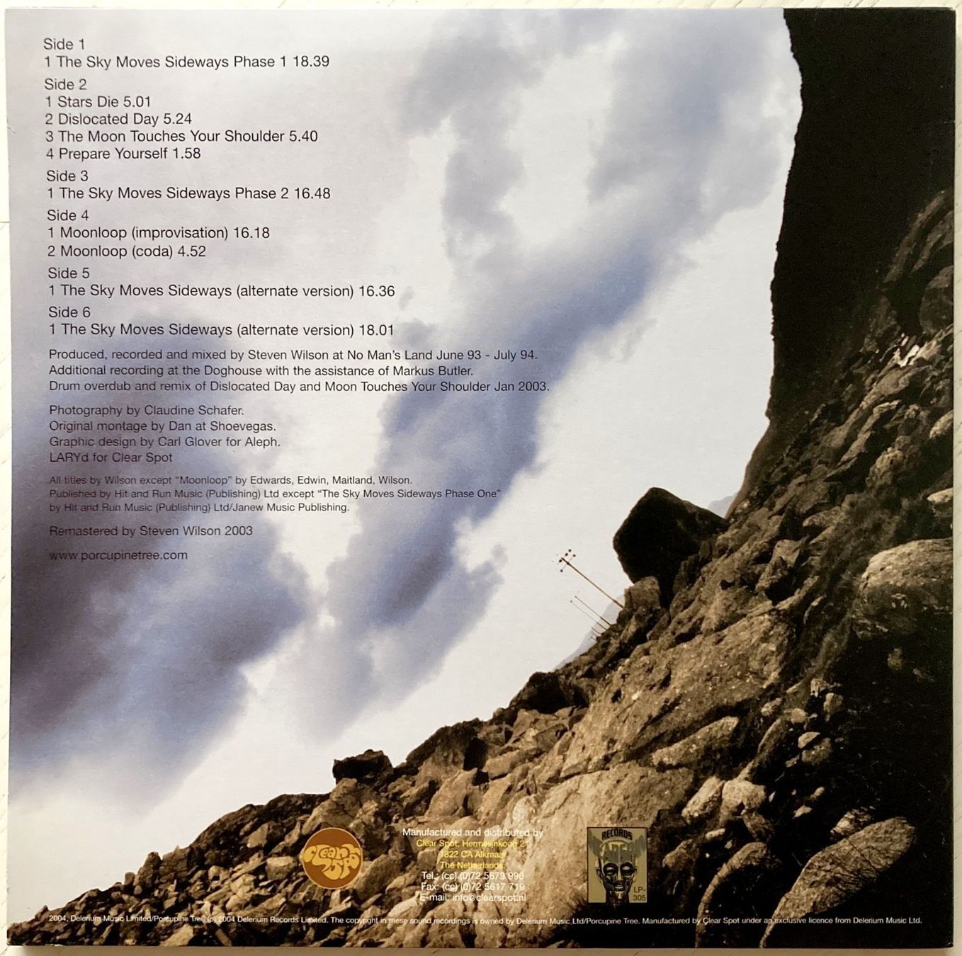 Schallplatten: PORCUPINE TREE - THE SKY MOVES SIDEWAYS – Gebraucht aus Bottens von hotter-than-hell 1