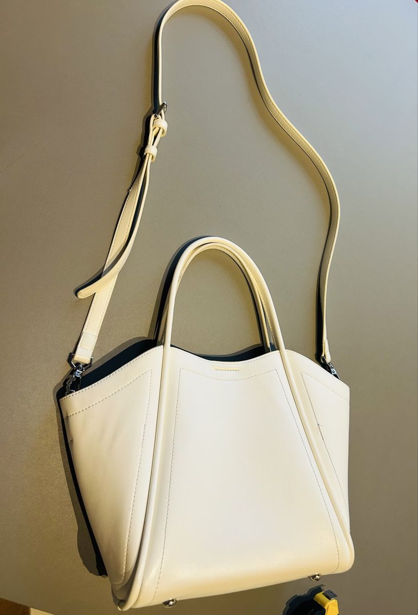 Borse da donna: Sac à main en cuir blanc – Nuovo (secondo la descrizione) da Founex venduto da etswang 7
