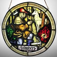 🦌 Heiliger Hubertus trifft Glaszauber – Vintage! 🌿