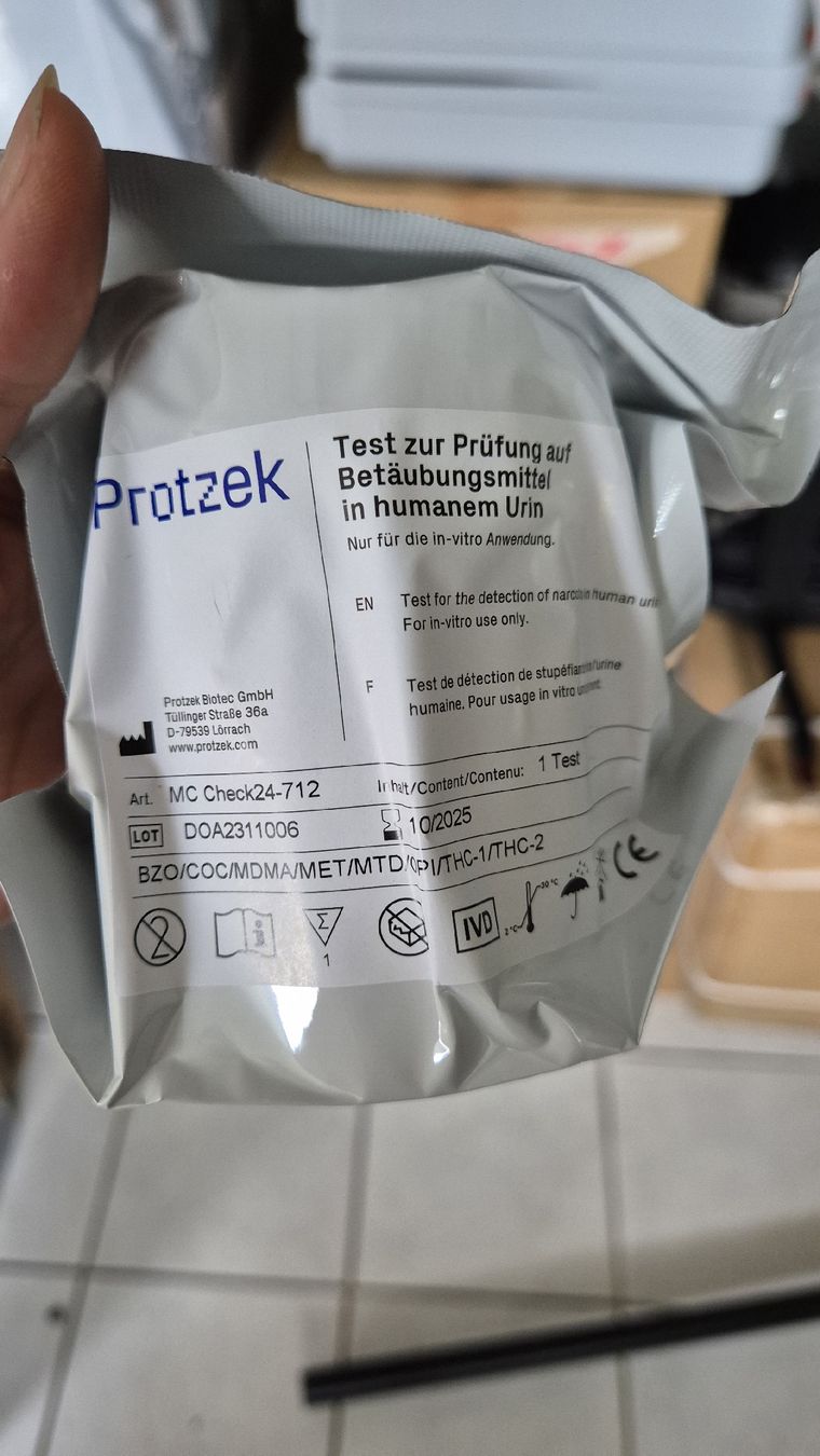 Misurare: Protzek Drogentest MC Check24-712 1 Test Neu – Nuovo e nell'imballaggio originale da Horgenberg venduto da callmeloco