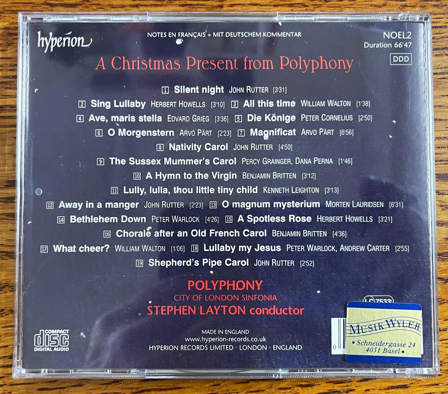 CDs: A CHRISTMAS PRESENT FROM POLYPHONY CD – D'occasion à Oftringen par Vucki 1
