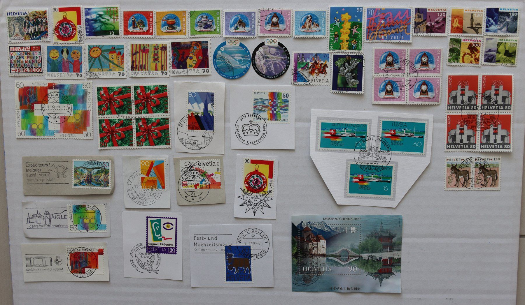 Tous les timbres: Briefmarken CH 1991-2000 – D'occasion à Oberentfelden par lakipul 2