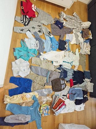 Babykleiderpaket für Jungen  Über 70 Teile  Grösse 62-68